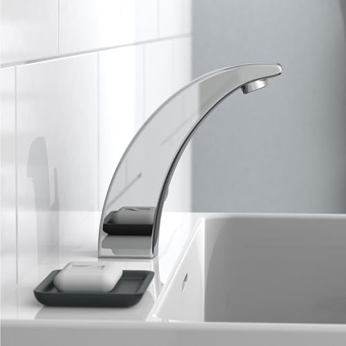 SCHÜTTE 98100 PANAMA Design Wasserhahn für Bad – Elegante, geräuscharme Waschtischarmatur mit 35mm-Kartusche in Chrom