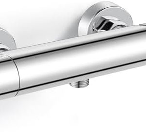 Laiton Duscharmatur mit Thermostat - Brausethermostat für sicheres Duschen bei 38 °C