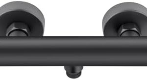 Auralum Duscharmatur mit Thermostat und 38°C Sicherheitssperre für sicheres Duschen im Bad – Anti-Verbrühungsdesign in S