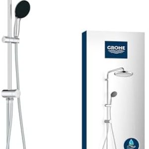 GROHE Vitalio 250 Duschset ohne Armatur – Wassersparende Regendusche mit 2 Strahlarten für entspannende Duscherlebnisse,