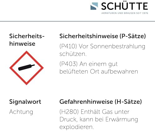 SCHÜTTE AQUASTAR PRO 3 Wege Küchenarmatur mit Filtersystem für sauberes Trinkwasser in Edelstahloptik