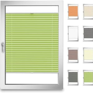 Plissee nach Maß von – Individuelle Jalousie aus 34 Stofftypen für Fenster & Türen – Effektiver Sonnenschutz für jedes