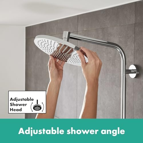 hansgrohe Crometta S Duschsystem – Hochwertige Regendusche mit Thermostat, ideal für entspannende Duscherlebnisse