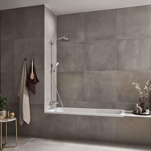 hansgrohe Crometta S Duschsystem – Hochwertige Regendusche mit Thermostat, ideal für entspannende Duscherlebnisse