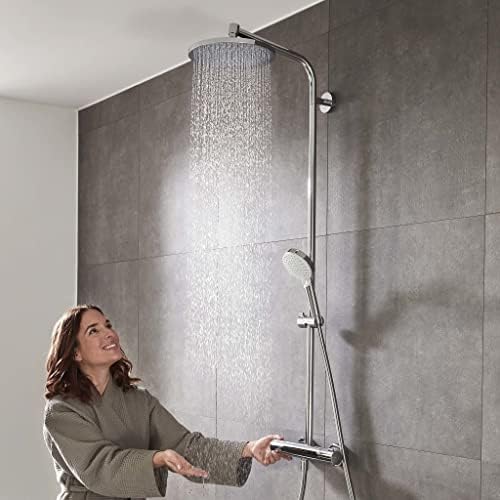 hansgrohe Crometta S Duschsystem – Hochwertige Regendusche mit Thermostat, ideal für entspannende Duscherlebnisse
