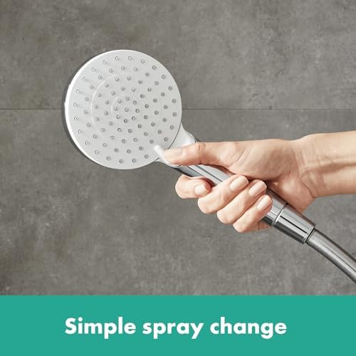 hansgrohe Crometta S Duschsystem – Hochwertige Regendusche mit Thermostat, ideal für entspannende Duscherlebnisse