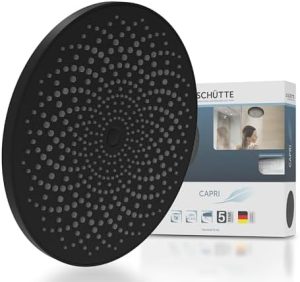 SCHÜTTE CAPRI Kopfbrause - Wellness Regendusche mit Anti-Kalk, großer Duschkopf für entspannende Duscherlebnisse