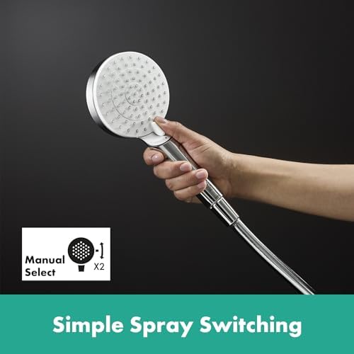 hansgrohe Crometta S Duschsystem – Hochwertige Regendusche mit Thermostat, ideal für entspannende Duscherlebnisse