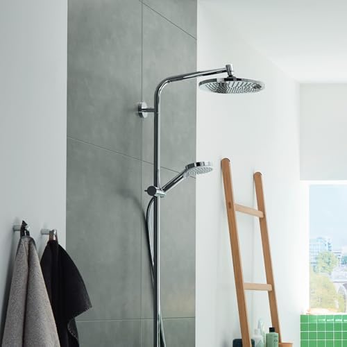 hansgrohe Crometta S Duschsystem – Hochwertige Regendusche mit Thermostat, ideal für entspannende Duscherlebnisse