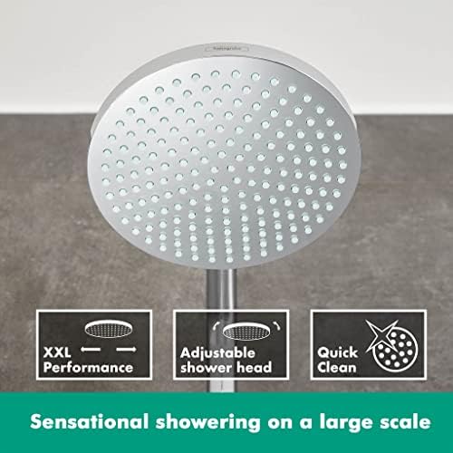hansgrohe Crometta S Duschsystem – Hochwertige Regendusche mit Thermostat, ideal für entspannende Duscherlebnisse