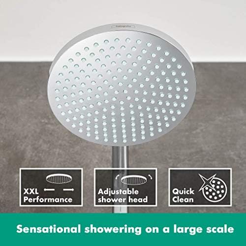 hansgrohe Crometta S Duschsystem – Hochwertige Regendusche mit Thermostat, ideal für entspannende Duscherlebnisse